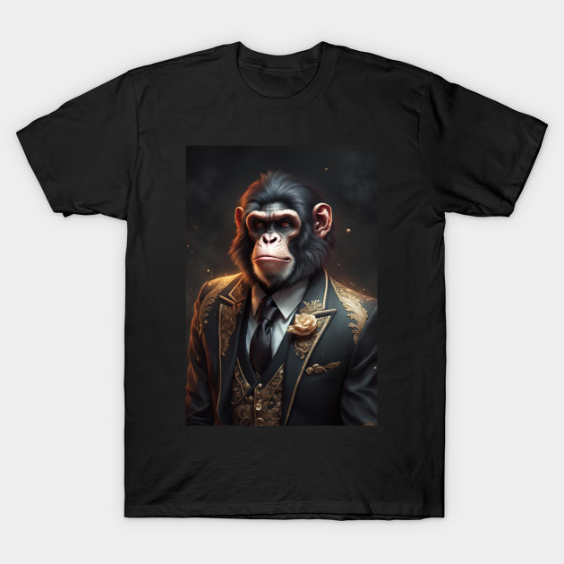 Anthropomorphic Ape wearing a fancy suit No.1 by R.W.TDesign